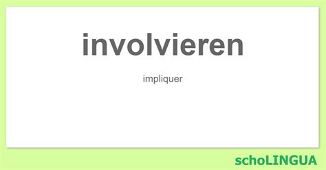 involviert englisch|involviert in english.